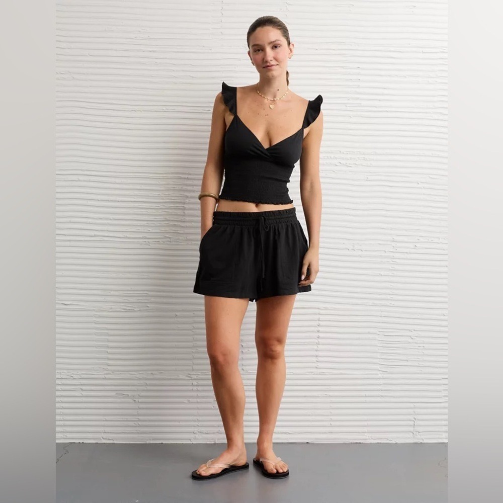 American Eagle Outfitters Black Casual Soft Shorts 🖤